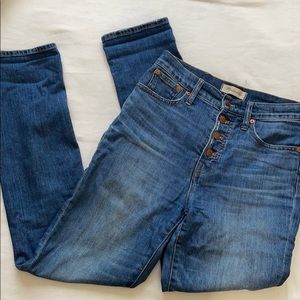 Madewell straight leg denim